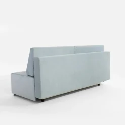 Sofa welurowa błękitna LILI
