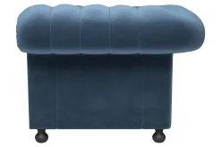 Sofa welurowa granatowa CHESTER