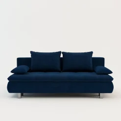 Sofa welurowa granatowa VERDE