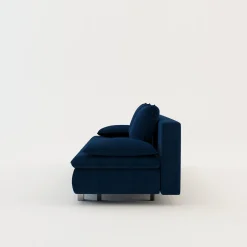 Sofa welurowa granatowa VERDE