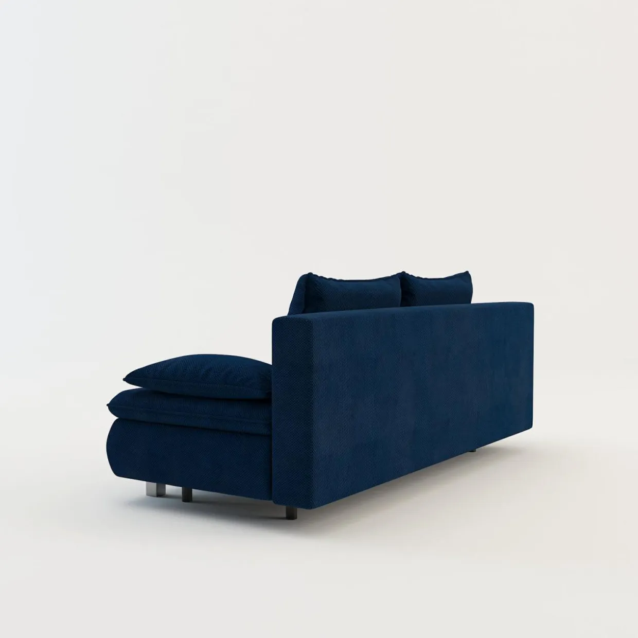 Sofa welurowa granatowa VERDE