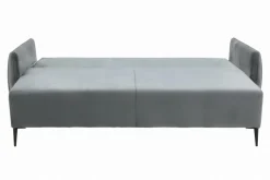 Sofa welurowa jasnoszara KIOTO