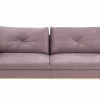 Sofa welurowa na drewnianych nóżkach LAVENDE