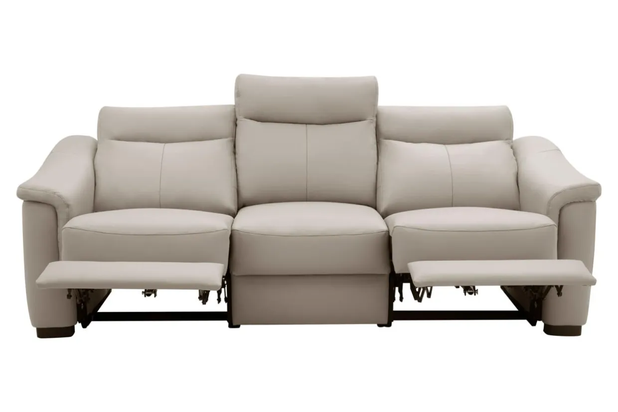 Sofa z funkcją relaks beżowa BARCELONA
