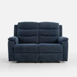 Sofa z funkcją relaks niebieska ZATRI