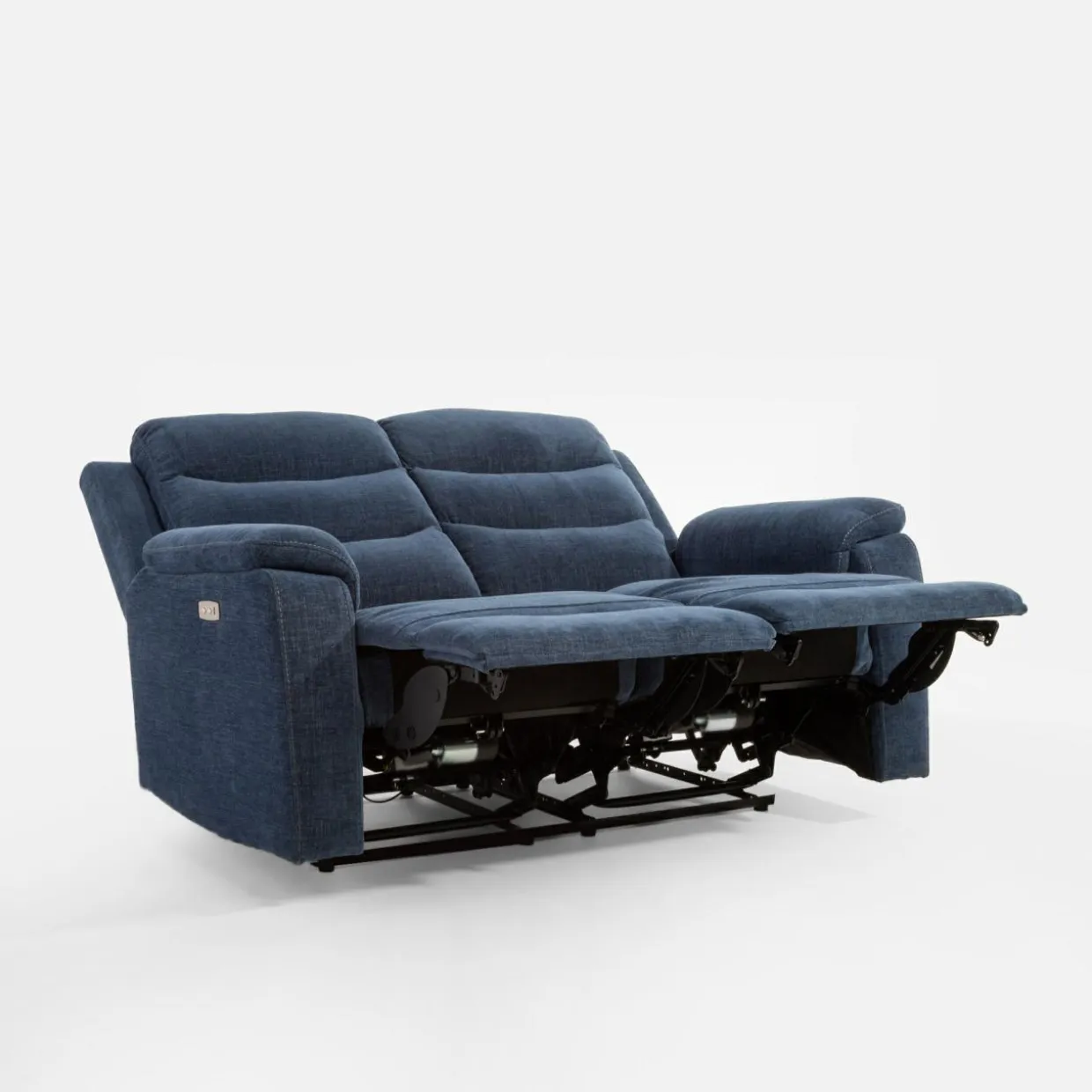 Sofa z funkcją relaks niebieska ZATRI
