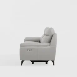 Sofa z funkcją relaks skórzana PERLE
