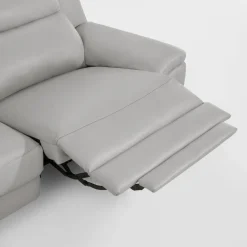 Sofa z funkcją relaks skórzana PERLE