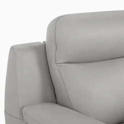 Sofa z funkcją relaks skórzana PERLE