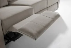 Sofa z funkcją relaks szara KAVERNO
