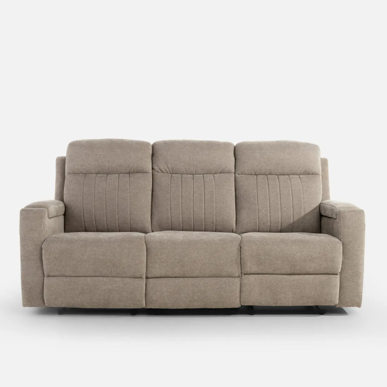 Sofa z funkcją relaksu beżowa ZAVIT