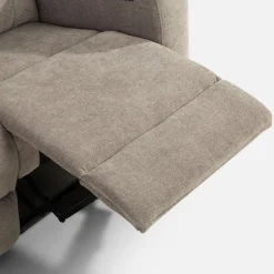 Sofa z funkcją relaksu beżowa ZAVIT