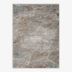 Srebrny dywan retro ADALYA, 120x170 CM