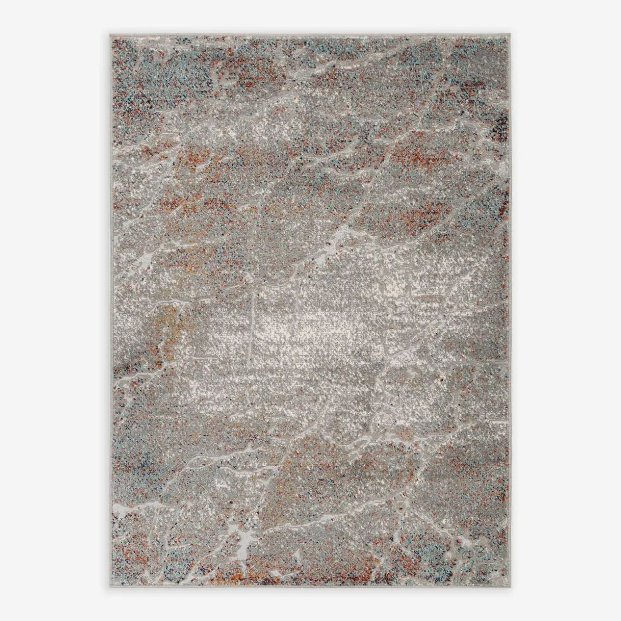 Srebrny dywan retro ADALYA, 160x230 cm