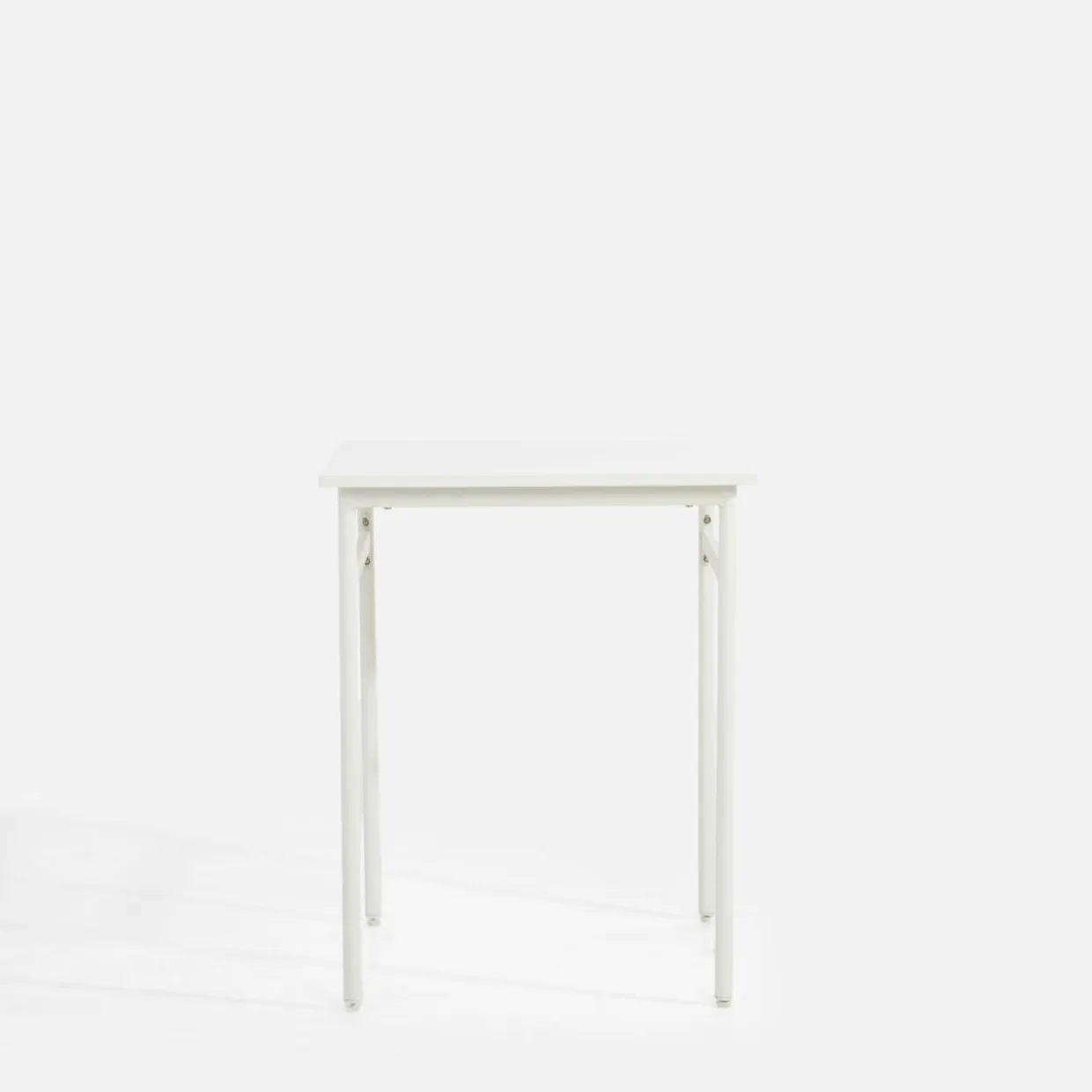 Stół biały metalowy HAPPIANO 60 cm