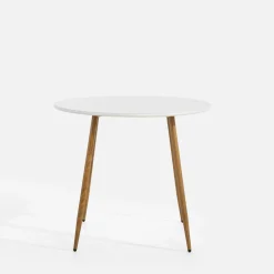 Stół ogrodowy biały LIXEL 90 cm
