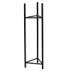 Stojak metalowy na donicę czarny SENS 75 cm