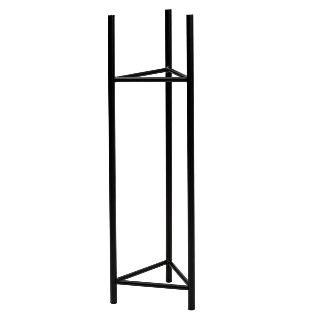 Stojak metalowy na donicę czarny SENS 75 cm