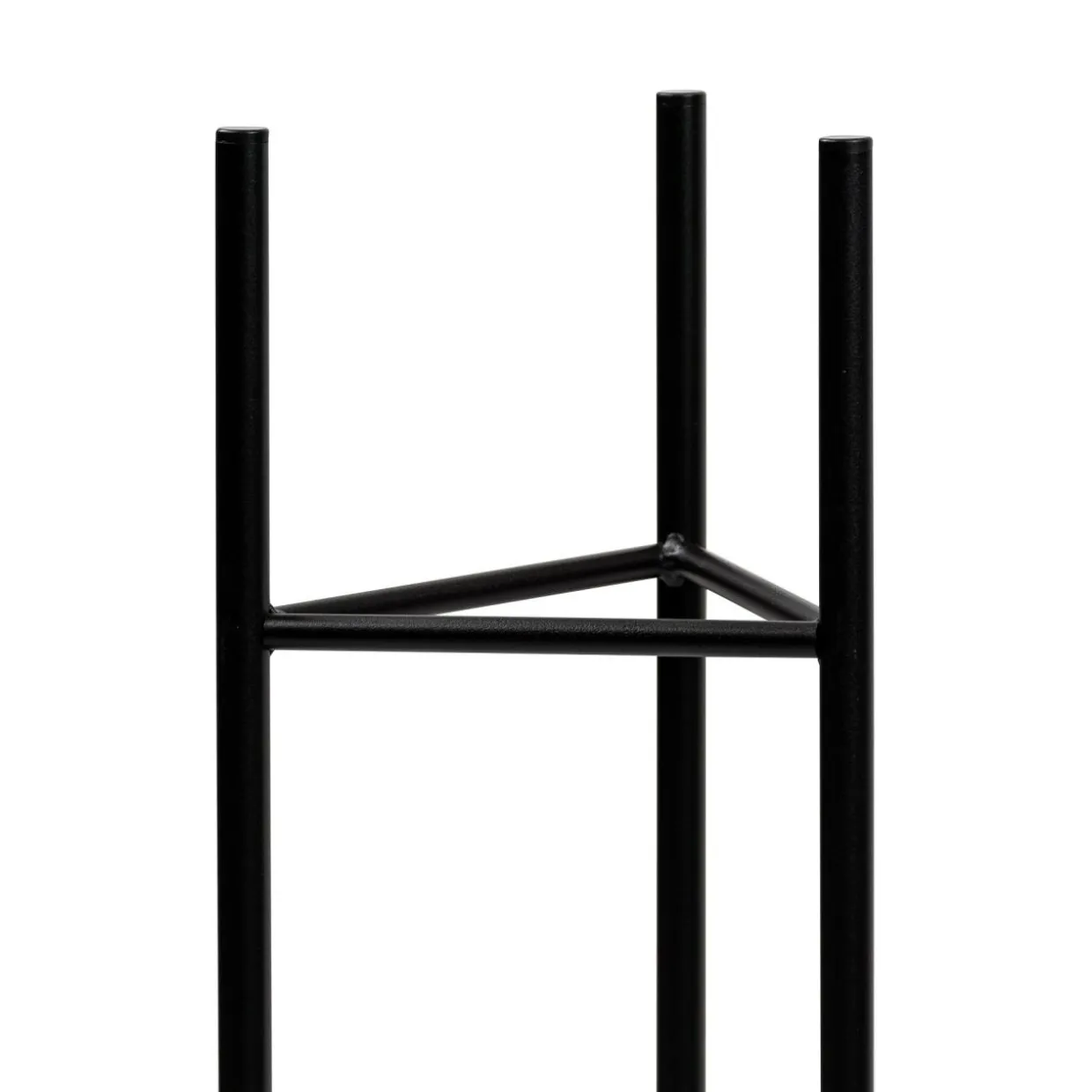 Stojak metalowy na donicę czarny SENS 75 cm