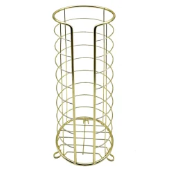 Stojak na papier toaletowy złoty 37 cm