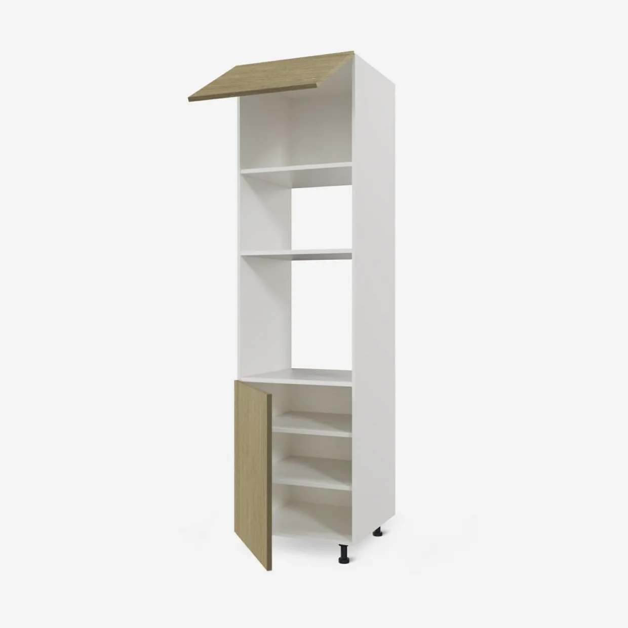 Słupek na piekarnik i mikrofalę BASIC PLUS BP/D60SPM-220 sand barbera oak