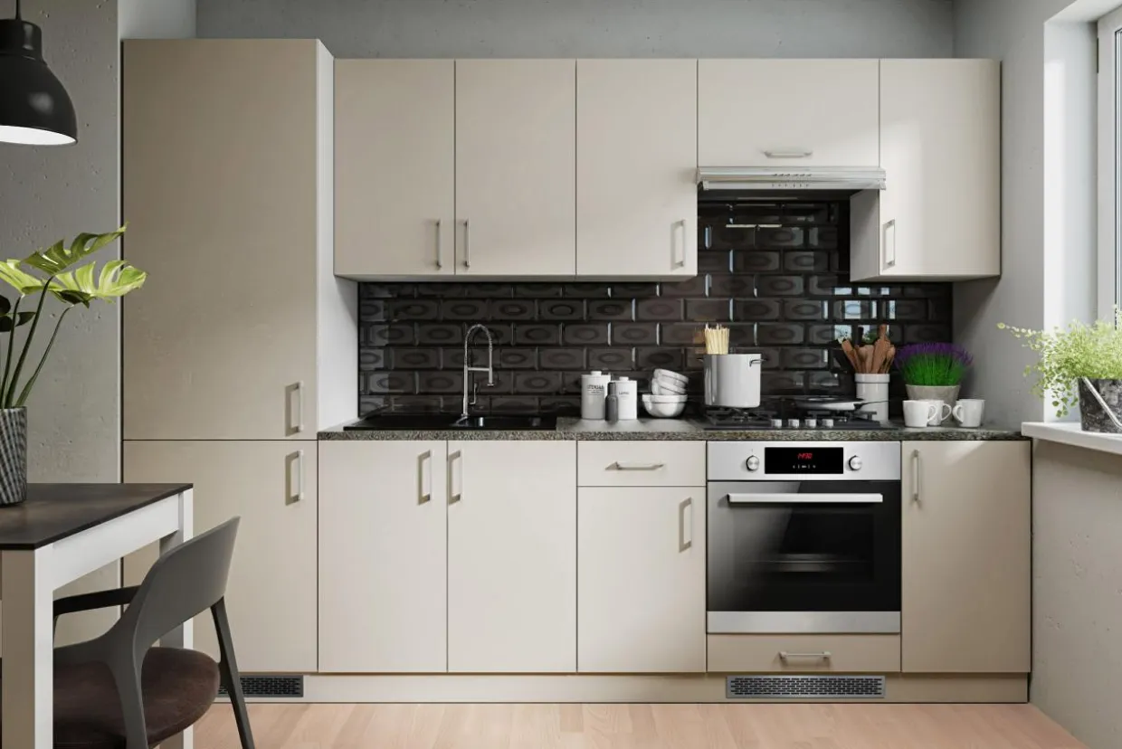 Słupek wysoki pod lodówkę BASIC PLUS BP/D60SL-220 cashmere