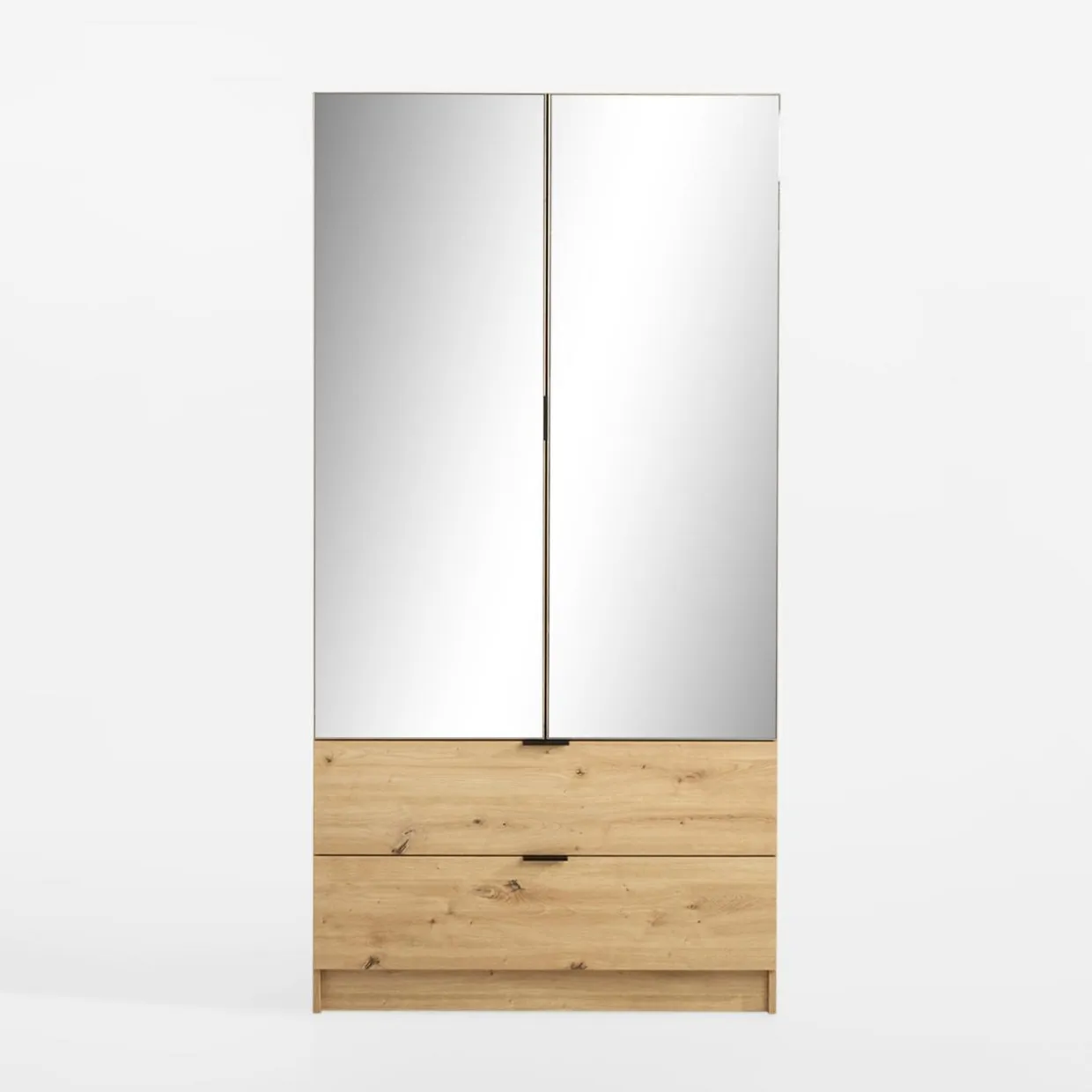 Szafa 2-drzwiowa z lustrem MAXI 100 cm