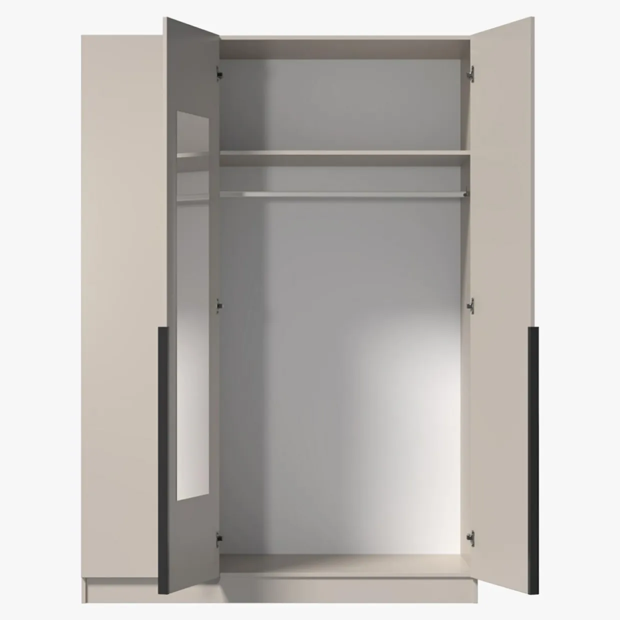Szafa 3-drzwiowa z lustrem KASZMIR 150 cm