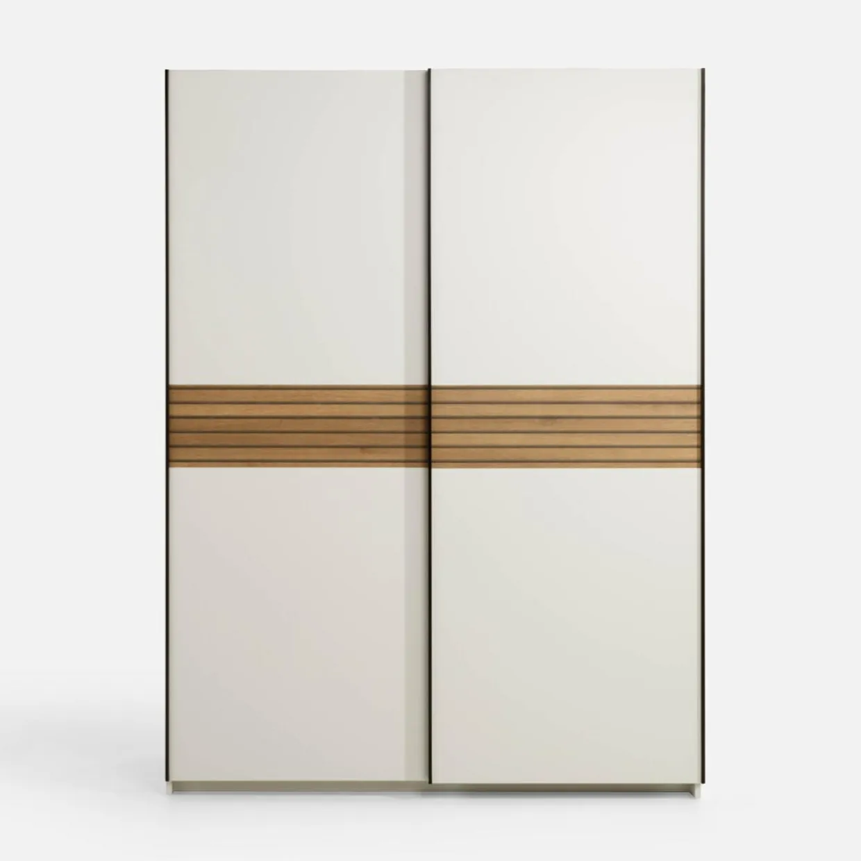 Szafa przesuwna biała METROPOLITAN 150 cm