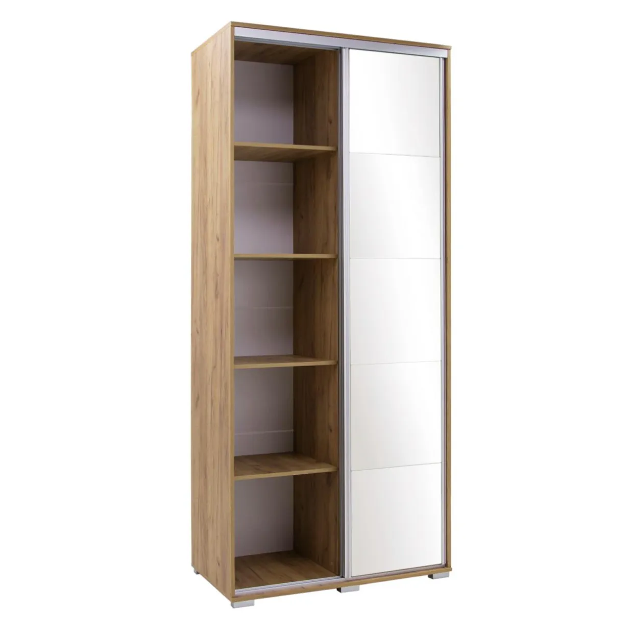 Szafa przesuwna dąb craft ONTARIO 100 cm