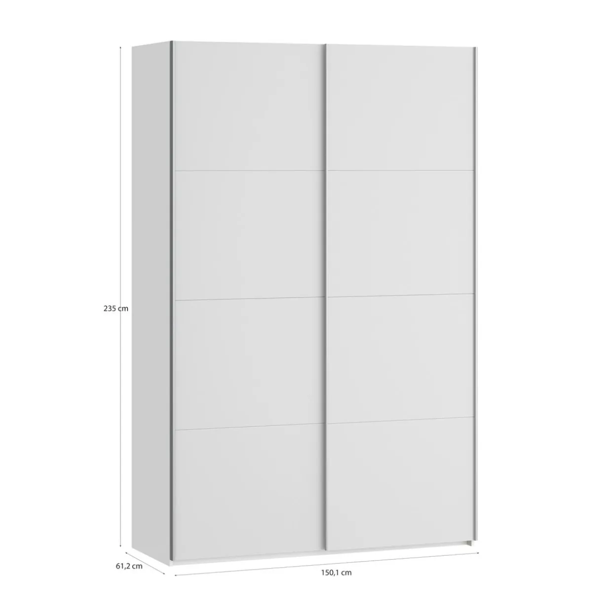 Szafa przesuwna FITIO mat 150 cm