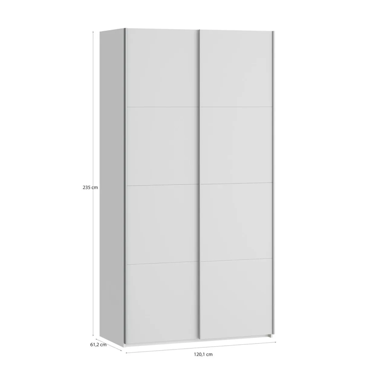 Szafa przesuwna FITIO połysk 120 cm