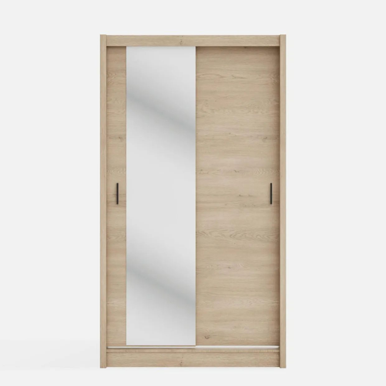 Szafa przesuwna INES z lustrem 120 cm dąb cremona