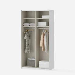 Szafa przesuwna z lustrem FITIO połysk 120 cm