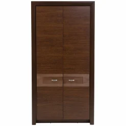 Szafa z drążkiem ciemny brąz 98 cm PARIS