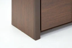 Szafa z drążkiem ciemny brąz 98 cm PARIS