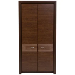 Szafa z drążkiem ciemny brąz 109 cm PARIS