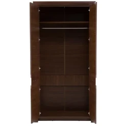 Szafa z drążkiem ciemny brąz 109 cm PARIS