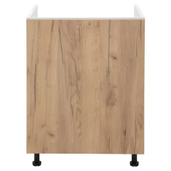 Szafka dolna pod zlewozmywak BASIC PLUS BP/D60Z dąb craft złoty