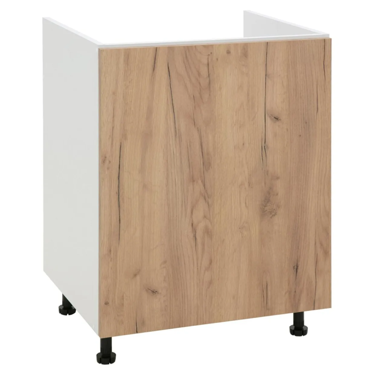 Szafka dolna pod zlewozmywak BASIC PLUS BP/D60Z dąb craft złoty