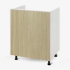 Szafka dolna pod zlewozmywak BASIC PLUS BP/D60Z sand barbera oak