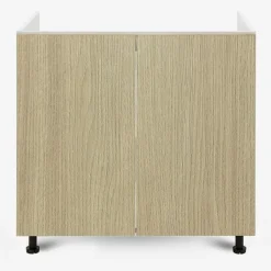Szafka dolna pod zlewozmywak BASIC PLUS BP/D80Z sand barbera oak