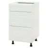 Szafka dolna z 3 szufladami BASIC PLUS BP/D45SR3 biały mat