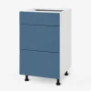Szafka dolna z 3 szufladami BASIC PLUS BP/D45SR3 alby blue