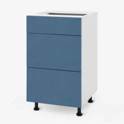 Szafka dolna z 3 szufladami BASIC PLUS BP/D45SR3 alby blue
