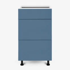 Szafka dolna z 3 szufladami BASIC PLUS BP/D45SR3 alby blue