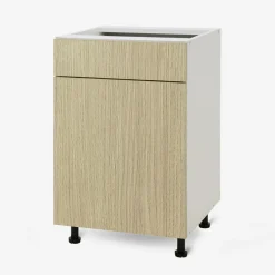 Szafka dolna z szufladą BASIC PLUS BP/D50S1 sand barbera oak