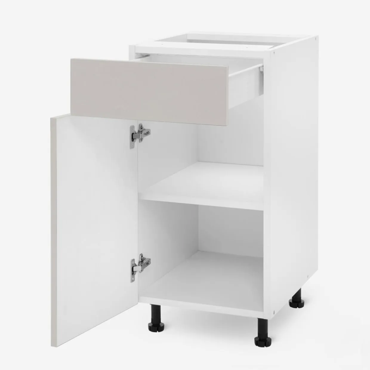 Szafka dolna z szufladą BASIC PLUS BP/D40SR1 clay grey