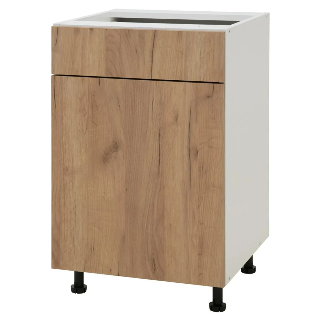 Szafka dolna z szufladą BASIC PLUS BP/D50SR1 dąb craft złoty