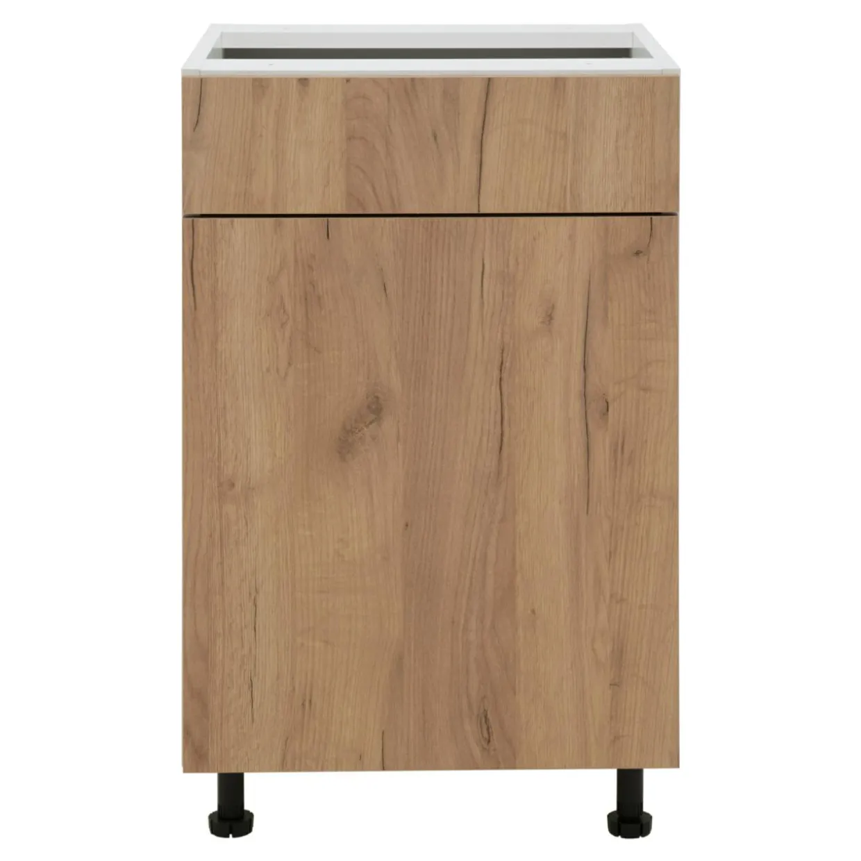 Szafka dolna z szufladą BASIC PLUS BP/D50SR1 dąb craft złoty
